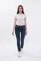 Women's Double Buttoned Skinny Jeans - 3