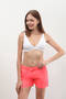 Women's Lace-Up Pocket Swim Shorts