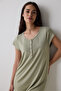 Bloom Solid Nightgown - 2