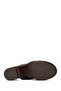 Women's Brown Thick Heeled Suede Leather Slippers 26Sfd240210 - 6