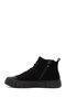 Men's Black Zippered Nubuck Sports Boots 25Wfd6920V3 - 3