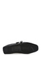 Women's Black Double Buckle Leather Ballerinas 26Pfd270018 - 5