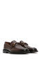 Men's Brown Buckle Leather Shoes, Classic Loafer 26Sfd6009Ft - 2