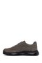 Men's Gray Lace-Up Thick Sole Nubuck Genuine Leather Sneaker, Winter Sports Shoes 25Wfd6114V3 - 2