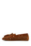 Women's Tan Tasseled Suede Leather Loafer 26Pfd202310 - 3