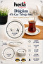 Knot 6-Piece Porcelain Tea Plate Set - 2