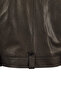 سترة تورينو النسائية السوداء Biker Oversize جلد 26SGD56558S - 4
