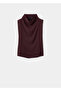 Drape Collar Blouse - 3