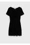 Vine Detailed Neckline Knitwear Dress - 3