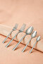 Tuana 30 Piece Plain Steel Cutlery Set for 6 People