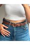 Merge Oval Buckle Jacket Belt, Dress Belt, Trouser Belt