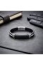 Black Leather and 316L Rope Steel Men's Bracelet 31684B19D2 - 4