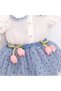 Sugar Baby Girl Tutu Skirt Shirt Bag 3-Piece Set - 4