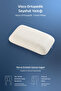 Visco Orthopedic Travel Pillow 40X25X10 cm / Travel Pillow, White - 4