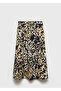 Animal Patterned Cotton Skirt - 3
