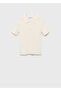 Short-Sleeved Polo Collar Sweater - 3