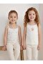 Civil Girl's Floral 2-Piece Undershirt |   Lycra Single Jersey Printed |   School Nursery and Daily Use