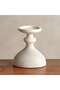 Livi Polyresin Candle Holder 13.5x10.5x15.5cm - Beige - 4