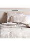 Edith 3-piece King Comforter Set 240x260cm - Silver Grey - 6