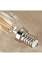 Levin Led C37 Filament Candle Bulb E14 4w Warm Light - White - 3