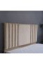 Polina Queen Bed Velvet Beige 160x200 Cm - 4
