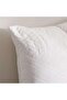 Blair Qulited Cushion Cover 45x45cm - Ivory - 2