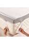 Elevate Extra Plush Dual Memory Foam Single Mattress Topper 90x200+10cm - White - 4