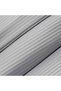 Eminence Living Stripe 3-piece Super King Duvet Cover Set 260x220cm - Silver Grey - 3