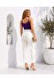 Purple Chain Strap V-Neck Ribbed Athlete Blouse Tr084 - 3