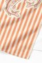 Striped Fish Figured Beach Towel-Marine Vintage Orange Ecru Pool Sea Quick Drying Cover Towel - 3