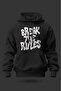 Break the Rules Oversize Hooded Unisex Sweatshirt - 2