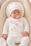 Cotton Embroidered Baby Girl Hospital Discharge Set – Cotton, Soft and Elegant Design, 0-3 Months, Boxed - 5