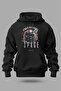 Space Oversize Hooded Unisex Sweatshirt - 2