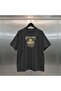Good Vibes Digital Print Oversize Unisex Black T-Shirt
