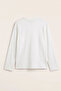 Women's Long Sleeve T-Shirt No Boring Printed White – Stretchy Fabric, Comfortable Fit, Crew Neck - 2