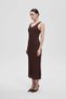 Sleeveless Solid Long Dress - 7