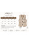 Spello Women's Sporty Stylish Polyviscose Fabric Buttoned Vest - 5