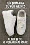 Air Force Unisex White Daily Sneaker Shoes Lace-Up Comfortable Sole Stylish Design Narrow Fit Buy One Size up