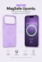 iPhone 17 Pro Max Mag Core Smart Magsafe Animated Silicone Case Lilac - 3