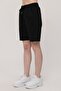 Black Women's Oversize Unisex Sports Bermuda Shorts - 3