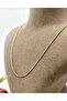 Xuping Hammered Steel Necklace Gold Aly