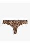 Leopard Patterned Brazilian Panties - 6