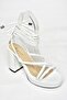 S282620509 White Thick Heeled Laced Women's Shoes - 7