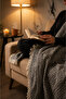 Natural Linen Sofa Cover |   Fireproof Cotton Sofa Bed Cover |   Sofa Throw - 85% Cotton 15% Polyester - 170 cm X 210 cm - 2