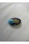 Celestial 19.15 ct Natural Premiom Firoza Stone | Rare Turquoise with Metallic Golden Pyrite - 7