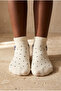 Child's polka dot step socks white - 2