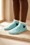 Children's Polka Dot Step Socks Green