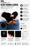 Unisex Windproof Flexible Knitted Soft Cut Finger Black Gloves