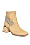 R241442202 Skin Suede Stone Accessory Thick Heeled Women's Boots - 5