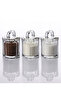 3 Pieces Spice Bowl with Spoon Compartment and Lid - Sugar Bowl - Thick Glass Jar Set - 300 Ml. - 2